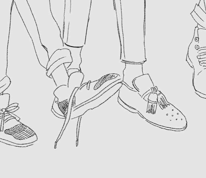 i didnt like the sketch but i am proud of this shoe???? 