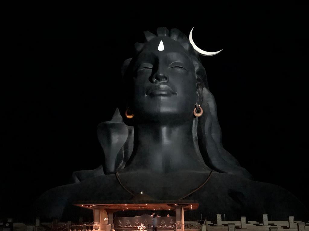 Featured image of post Isha Yoga Center Velliangiri Foothills Adiyogi shiva stands tall at the the velliangiri foothills in the southern part of india the tamil nadu state