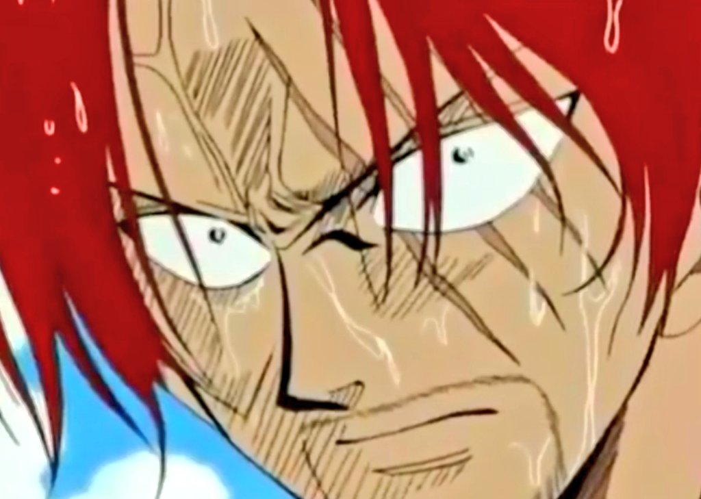 ট ইট র サスケ 今年中に 500フォロワー達成目指したい 幼い頃のルフィ山賊に拐われ海に投げ落とされた時をそれを救った海の皇帝四皇赤髪のシャンクス 海王類に激しい睨み付けで 失せろ 恐らくこの時覇王色の覇気で威圧したのだろうと思うが 片腕