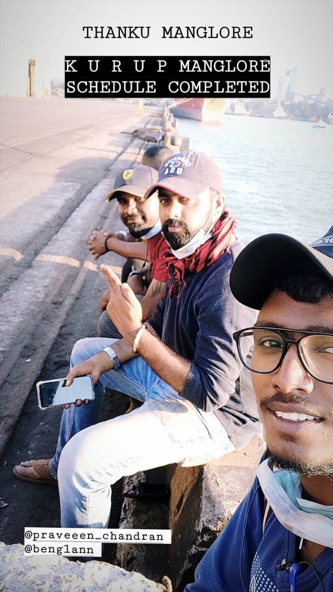 Mammookka_DQ_'s tweet photo. #Kurup 
#Mangalore Schedule Completed

#FindingKurup https://t.co/ZkQGgtseIN