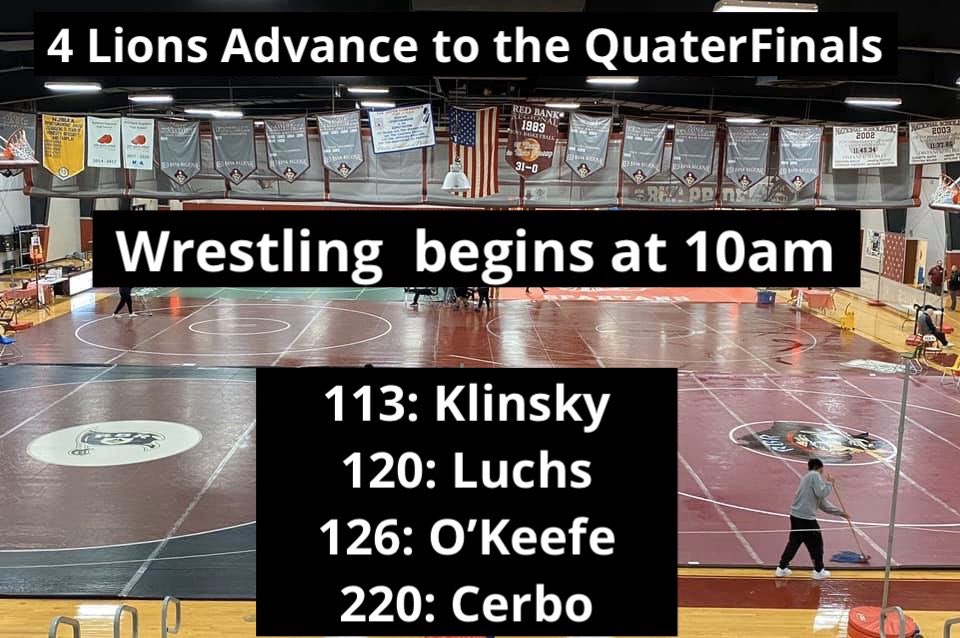 ⚫️🔶SCT @RBR🔶⚫️
This is one tough Tournament!  Lions make the most of their night and all wrestlers BATTLED!! See you tomorrow at 10am @NorthNation1 @HighSchoolNorth #shoreconference #HuntingSZN #DigDeep