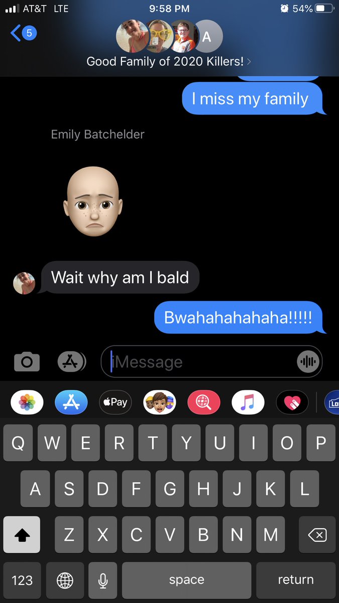 batch864's tweet image. In case you’ve ever thought to yourself “Man, I wonder what it would be like to live in that family for just one day?“. 

This is it. All of it. In one text. #BatchLife 

@Abbeybatch @Embatch_ @AngieBatch @bradistall