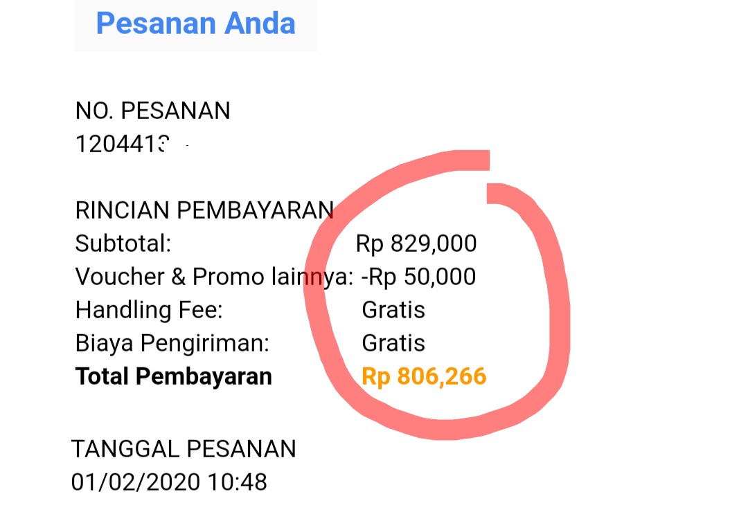 rfirmanramdhani's tweet photo. @BlibliCare mohon bantuannya, kenapa perhitungannya tidak sesuai? https://t.co/iU11z7Msjj