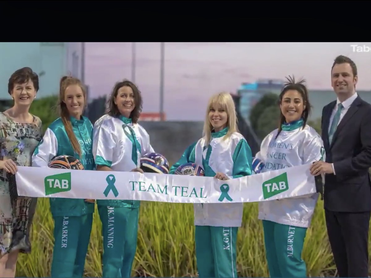 Ready girls, it’s teal time!! #letsgetsomewinnersontheboard