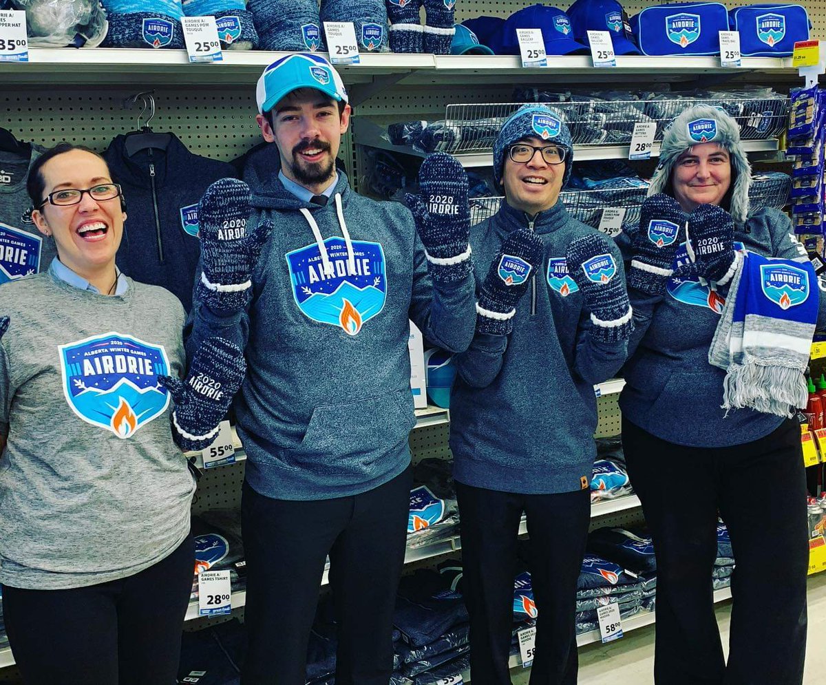 LD_Airdrie's tweet photo. Thank you to @2020Airdrie for including us! We're your exclusive retailer for #Airdrie2020 #wintergames! Available until February 13th. Stock up, stay warm and support these fantastic athletes! #supportlocal #communitysupport #staywarm #WinBig https://t.co/O34uUvnTkq