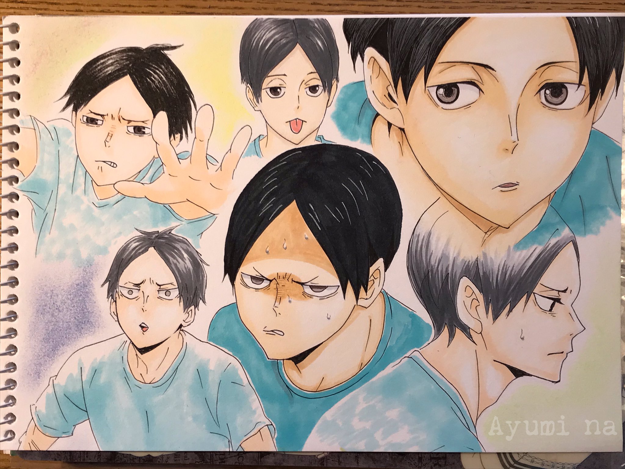 Twitter 上的 Ayumina くにみあきら詰め Hq Anime 模写 国見英 国見ちゃん 青葉城西 ハイキューイラスト Haikyuufanart Copic 色んな色 ぬり方を試しました 模写練習 第4話の国見がかわいい T Co Lloa9vkan6 Twitter