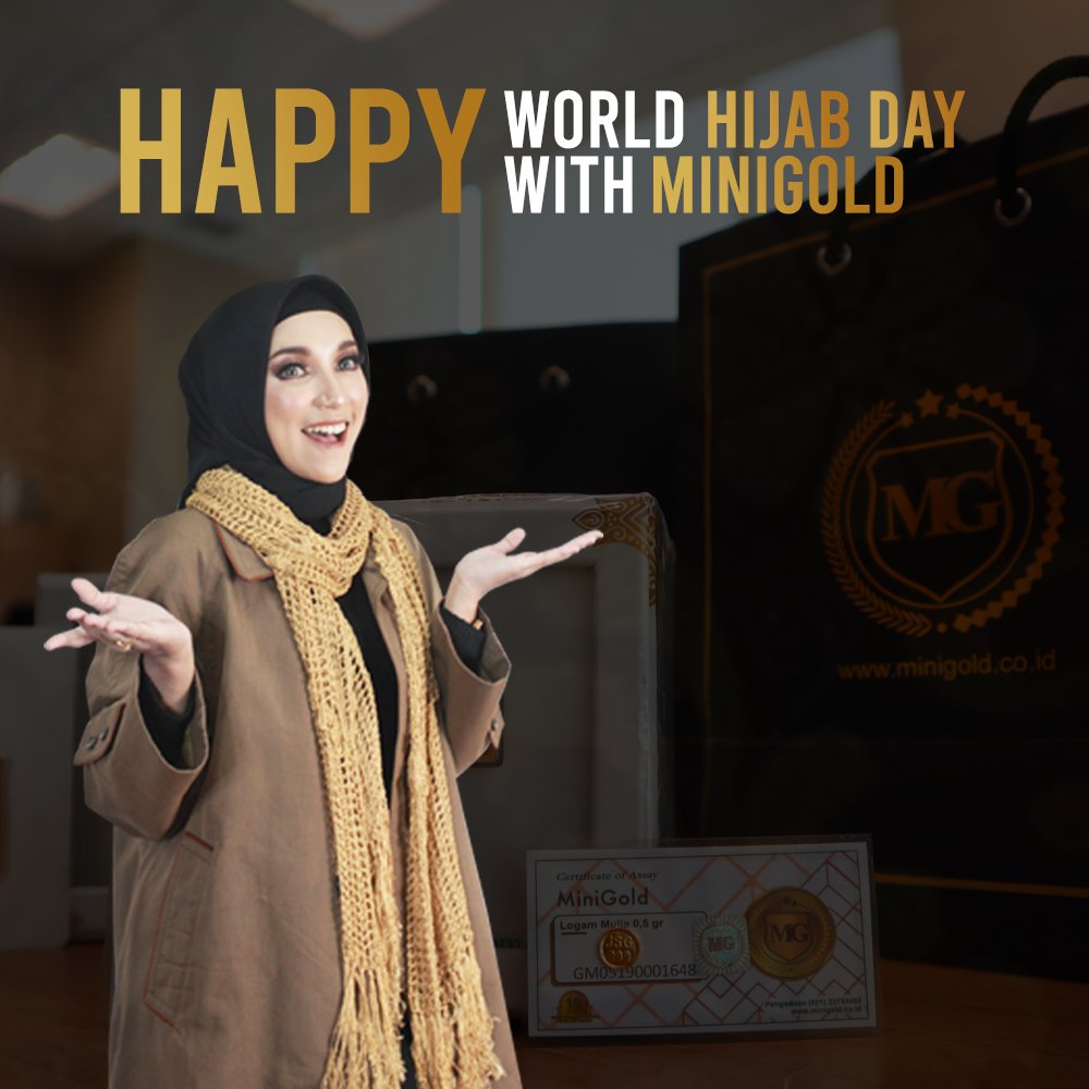 Happy #WorldHijabDay Happy With #MiniGold

Yuk mulai menabung emas dengan pegang emasnya secara langsung. Emas bersertifikat mulai dari 0,05 gram, 0,1 gram, 0,25 gram, dan 0,5 gram, lalu bisa ditukarkan dengan Logam Mulia Antam di distributor resmi MiniGold di seluruh Indonesia.