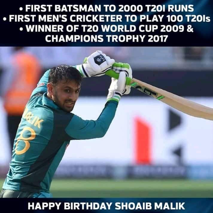 Happy birthday Shoaib Malik! 