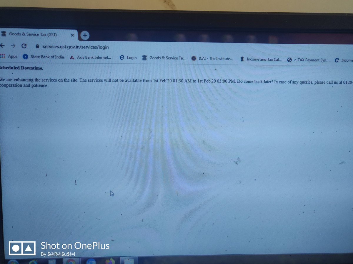 SushanthKota's tweet photo. @askGSTech @nsitharaman @nsitharamanoffc @cbic_india @CAclubindia @ficci_india @FollowCII Please change your time in ur status from 11 am to 3 pm......please update urself .......I think you should have done maintainance between 12am  to 8 am.......@askGSTech https://t.co/GwPRRM6qU8