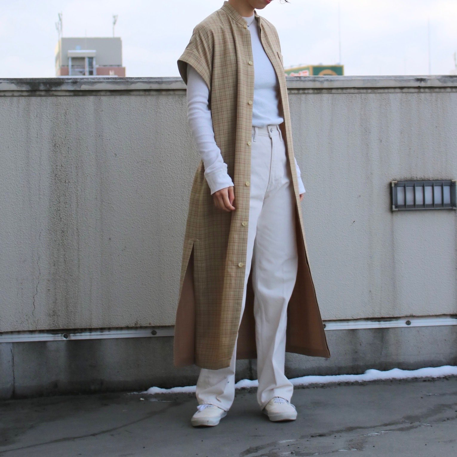 AURALEE HARD TWIST WOOL DOUBLE FACE