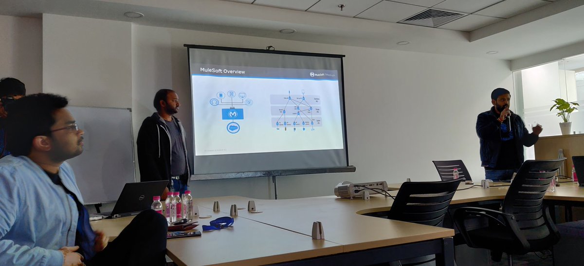 FaridaMulesoft's tweet photo. Event has been kicked off with the superb introduction of @MuleSoft by #Pankaj 
#MulesoftMeetup 
@MuleDev 
@salesforce #ProductiveSaturday 
@cloudyamit https://t.co/tzIKr7gHTS