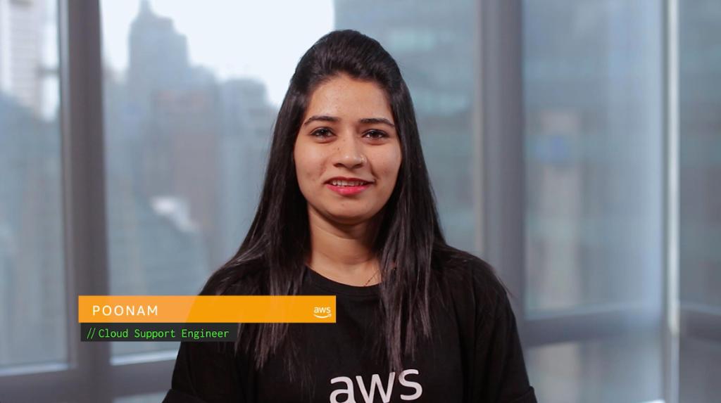 Cloud Support Engineer, Poonam.