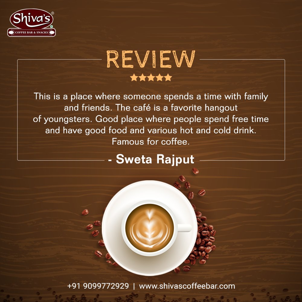 shivascoffeebar's tweet photo. Customer Feedback!!
Our customer had to say about Shivas Coffee Bar &amp; its services. customer satisfaction is our main goal. Customer feedback is always matter because it help us go ahead.

#CustomerFeedback #Shivas #ShivasCoffeeBar https://t.co/PMspYyMuLh