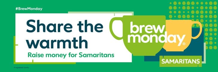 Love this from #community friendly <a href="/Bijouoflytham/">Bijou of Lytham</a> 
Every Monday in Feb is #BrewMonday between 11 - 12 
Call in for a chat 
Funds raised are for <a href="/samaritans/">Samaritans</a> 
#Lytham #loneliness