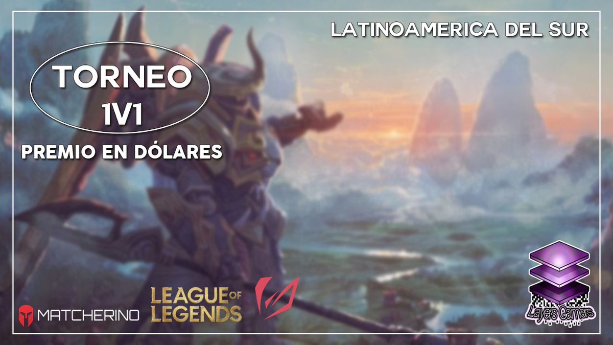 Layers_Gamers's tweet photo. SABADO 01/02:
🏆Torneo 1v1#18[LAS]🏆 21:00 hrs 🇦🇷
💵PREMIO EN DÓLARES💵
Inscripciones:
@matcherino_👉https://t.co/QIFOXYKBky (obligatorio hacer las quests)
@Battlefy👉https://t.co/Bqab1NIegC
Consultas al discord ����https://t.co/Ie1k3YIT4K https://t.co/BqJTM4pKVV