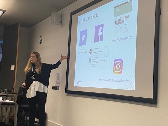 Our Student Engagement Lead <a href="/ESmart06/">Elizabeta Živić</a> sharing the various ways you can keep up-to-date with our activities and events in and around Manchester #cipd #cipdmcr #networking