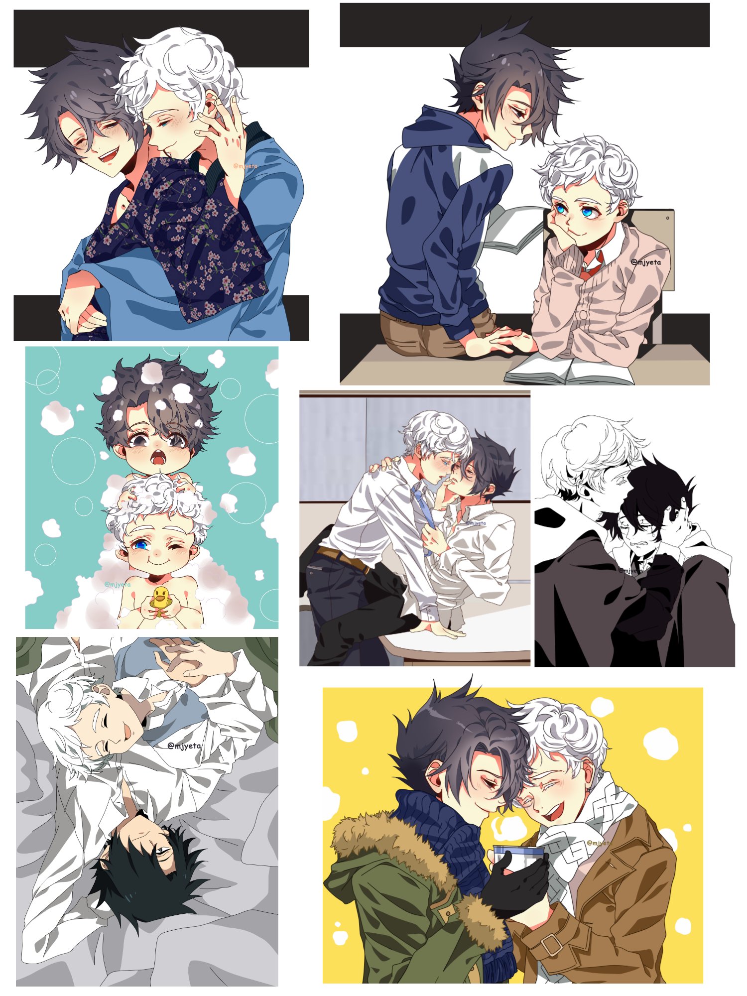 Furu Yeta Mj My Art This Month 約ネバ Thepromisedneverland Tpn Emma エマ Yakusokunoneverland 約束のネバーランド Norman ノーマン レイ Ray 약속의네버랜드 엠마 노먼 ノマレイ レイエマ Drstone ドクターストーン Senku 千空