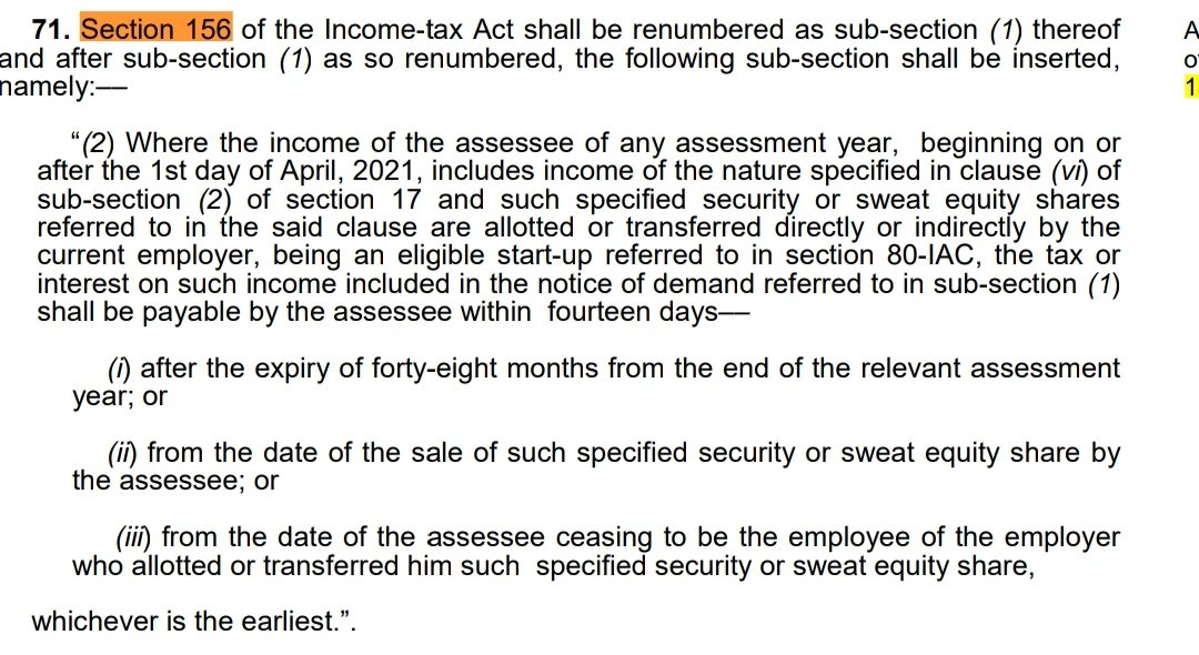 Mugdha_Variyar's tweet image. The fine print on ESOPS in the Finance Bill has changed the initial celebratory narrative.