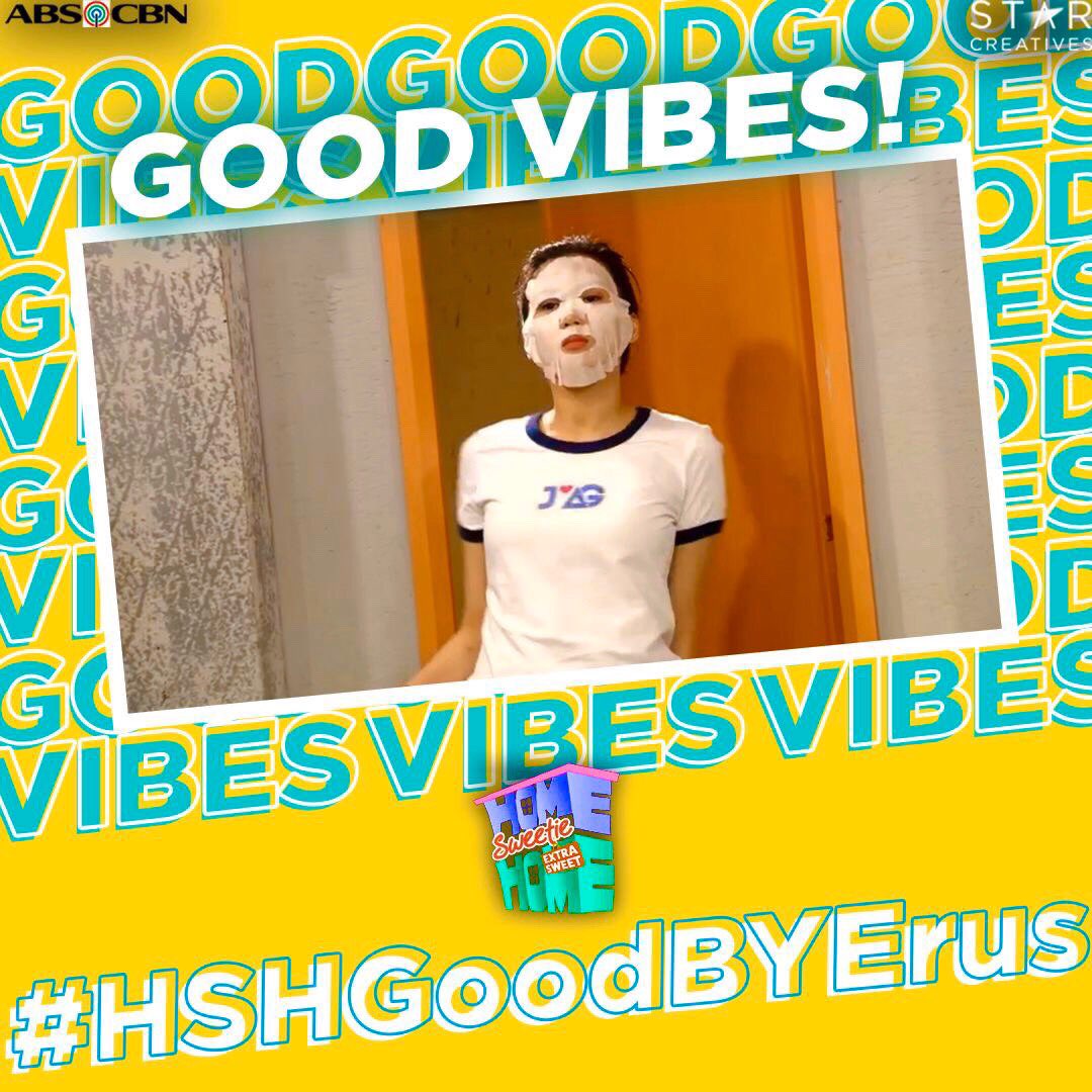 hsh_abscbn's tweet photo. Say bye bye to virus and hello to good vibes! Watch na tayo ng #HSHGoodBYErus! https://t.co/kPQ2NluSlr