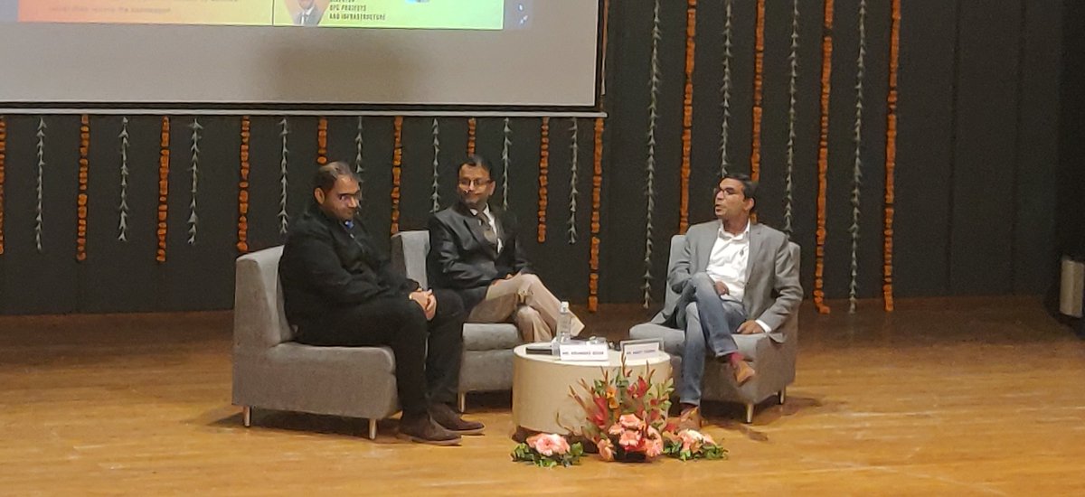 IMNUOfficial's tweet photo. The Marketing Panel Discussion began with a brief understanding of the need of consumers and shoppers by Mr. Abbey Thomas and Mr. Anubhav Sood. They also discussed the importance of asking 'why' at every stage.
#Pratidwani20 #AlumniConclave #IMNU #NirmaUniversity #IMNULeads https://t.co/U6TY9g0SLI