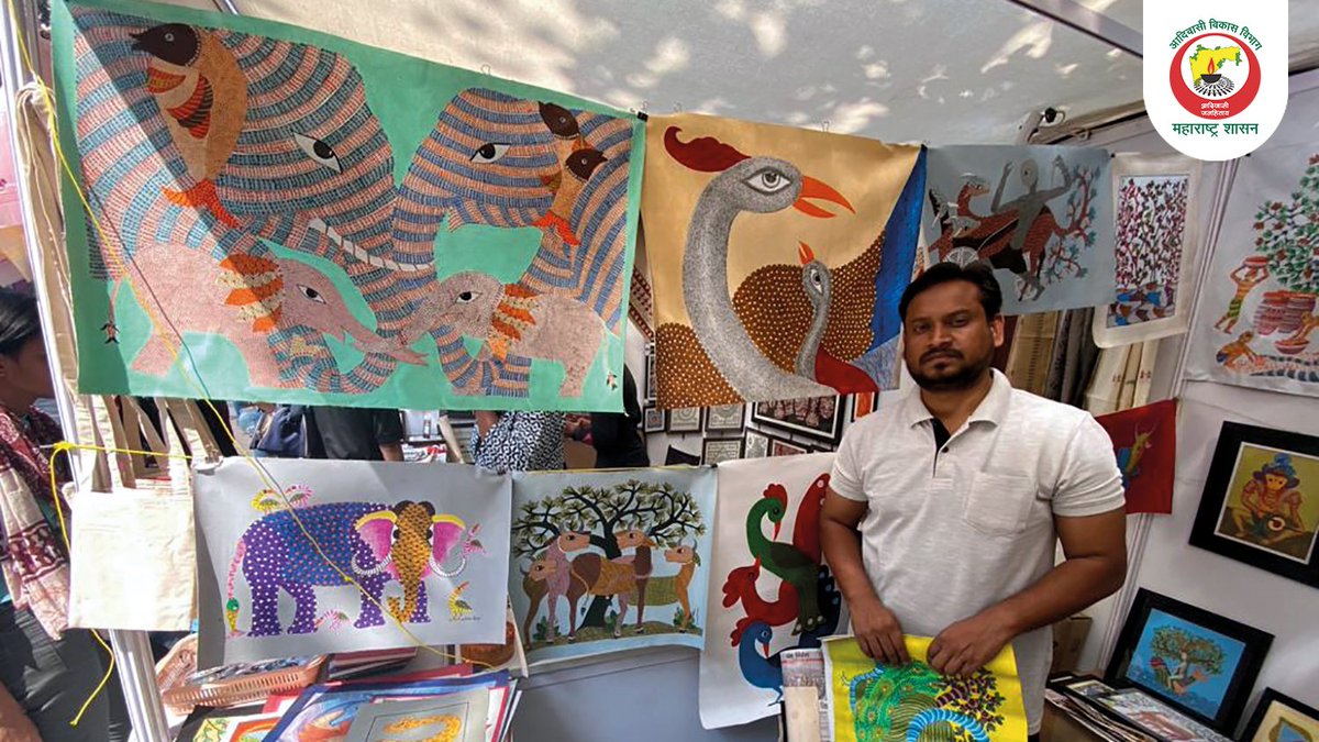 mahatribes's tweet photo. The much awaited festival of #Art, #Culture and Imagination - The #KGAF2020-kick started on a high on 1st February as thousands of international tourists and local art buffs flocked here.#KalaGhoda2020 #KeepingArtAlive #MyKGAF #2020WithKGAF #StreetArt #TribalArt #MumbaiFest https://t.co/O0kU3lStI6