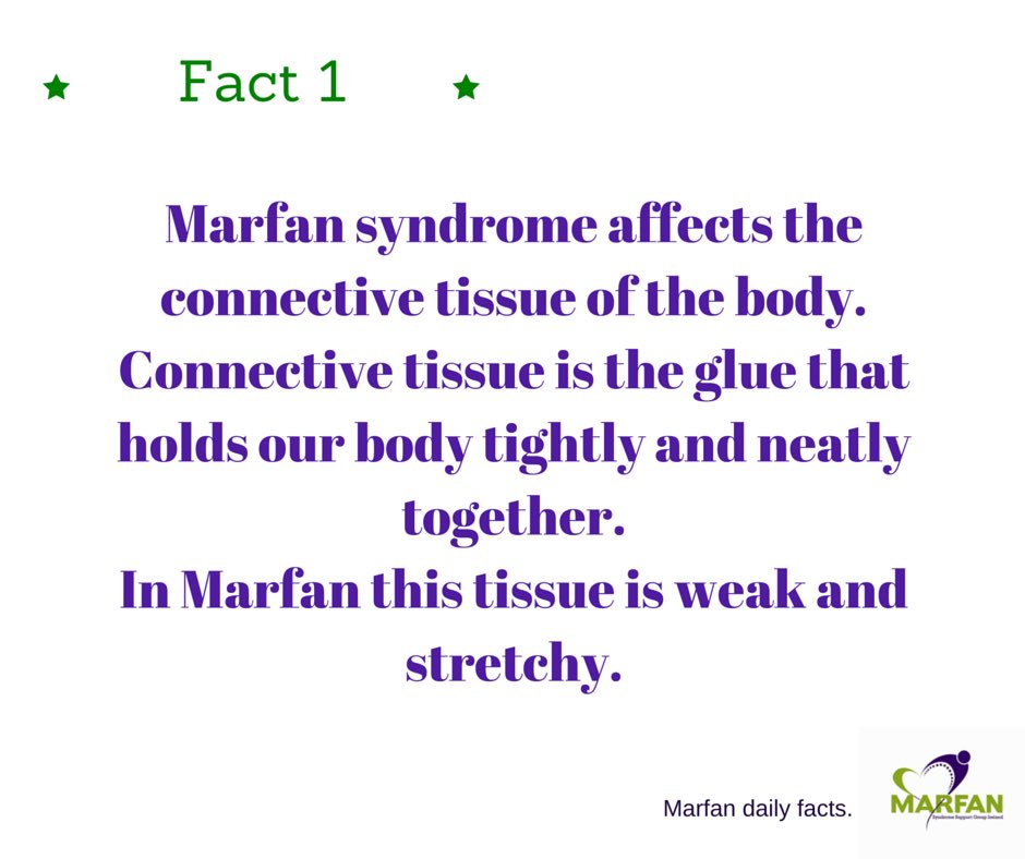 It's February and it’s Marfan Awareness Month again. 
Like last year, we will post a fact a day, aka a Marfact, everyday in February. 
Please like and share to help make people aware and to save #MarfanSyndrome #MarfanVictoryChallenge