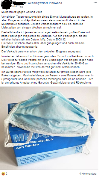 oelr1chs's tweet photo. #Corona-Panik jetzt auch schon im Wedding angekommen ... @weddingweiser https://t.co/zaY803QspD