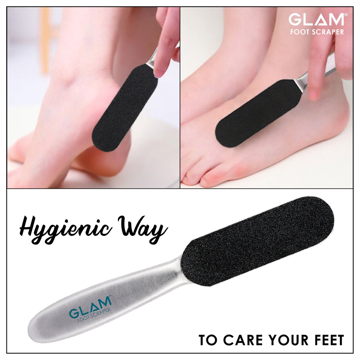 glam_rnail's tweet image. Glam Foot Scraper is easy to use, to sterilize and perfect to maintain hygiene with disposable grits pads on both the sides of the scraper.
*Available at R Nail Lounge and GLAM flagship stores all across India.
#GLAMFootscrapper #Footscraper #Naillacquers #FootCare #FootCareTools