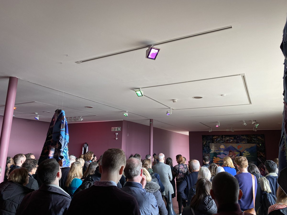 SallyAnnLycett's tweet photo. The sun is shining on @dlwp today with the busy opening of our new exhibitions from #ZadieXa and #MarcBauer https://t.co/pEgpCviQaP