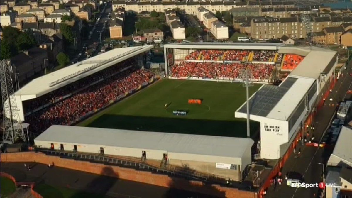 Tannadice Park from the sky.