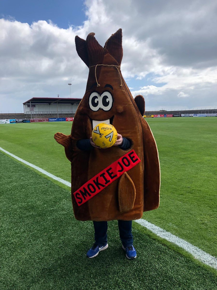 Smokie Joe the Arbroath mascot.
