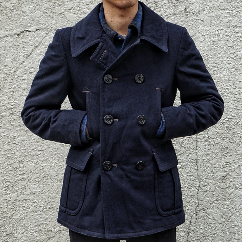 RRL Lawrence Peacoat. . 1910年代にアメリカ海軍が着用した