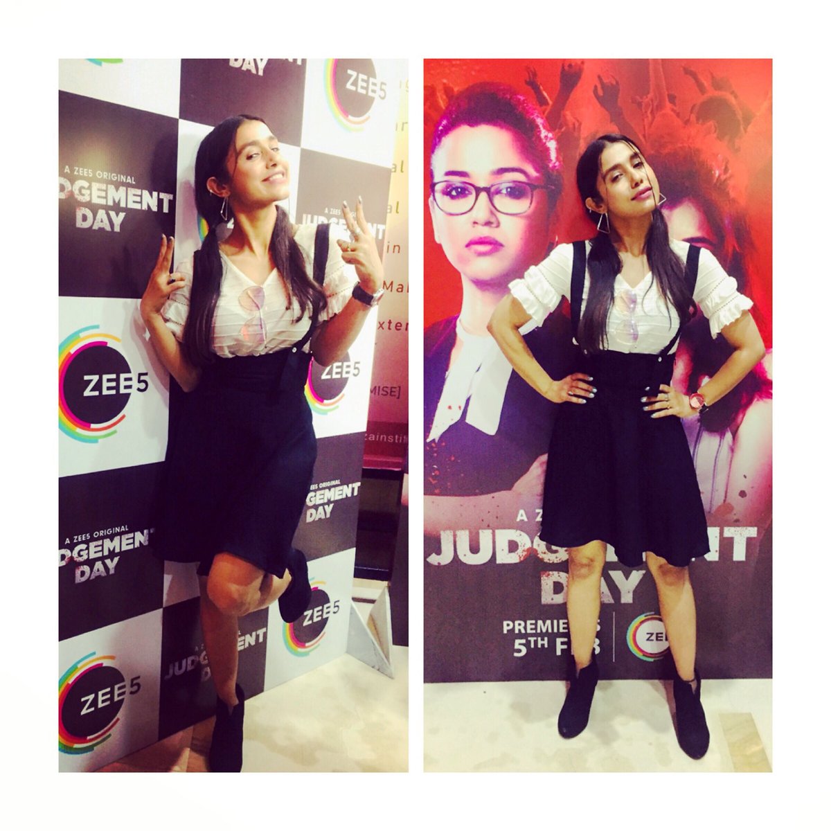 SrabantiBanerje's tweet photo. Special screening of #judgementday 
@zee5 
#judgementday #shootlife #actorlife #webseries🎬 #zee5 #zee5primium https://t.co/TQm0DgrAjX