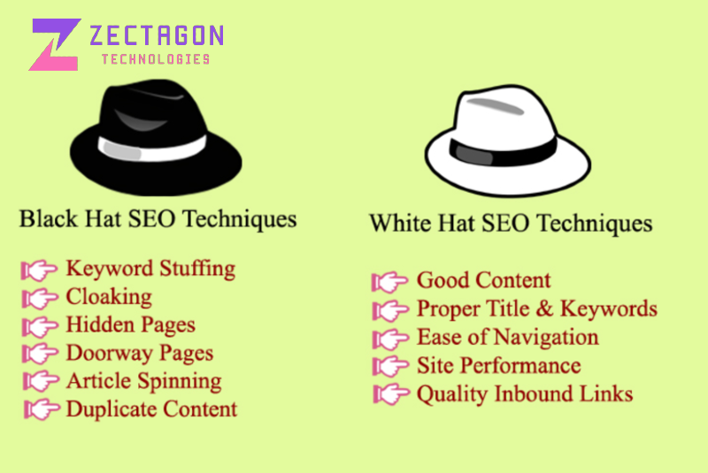 zectagon's tweet photo. The biggest differences between these two approaches are that #WhiteHatSEO follows Googleβs guidelines and improves user experience, while #BlackHatSEO violates those guidelines.
For More Updates Write Us @zectagon
#SEO #SearchEngineMarketing #GoogleUpdates #Zectagon https://t.co/61luVYdpAT