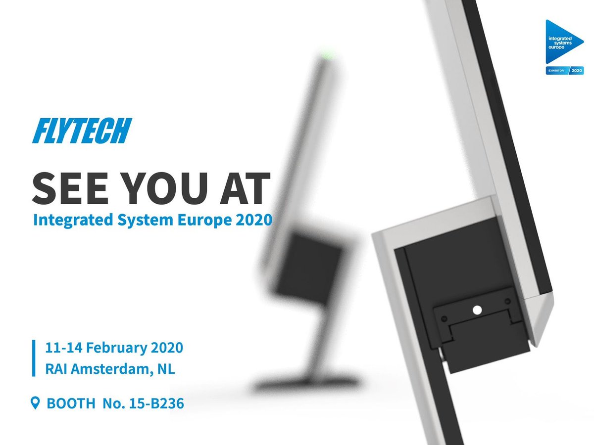 【Exhibitions】
This will be our first time attending #ISE
We have so much to share 
New concept, new technology and new products

Remember to put us on your list!
Booth 15-236