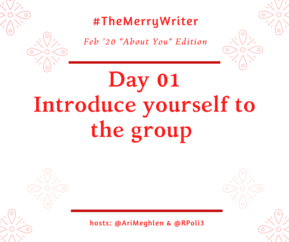 AriMeghlen's tweet image. #TheMerryWriter D01 Introduce yourself to the group!  Let&apos;s connect!!

tag me (@arimeghlen) &amp;amp; co-host Rach (@RPoli3) so we don&apos;t miss your replies. No space? Tag us in a comment.  #Writerquestions