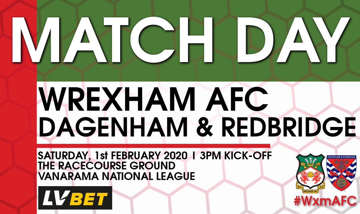 Wrexham AFC (@wrexham_afc) on Twitter photo β½οΈ MATCH DAY
π <a href="/Dag_RedFC/">Dagenham & Redbridge</a>
π @My_Racecourse
β° 3pm Kick-off
π <a href="/TheVanaramaNL/">Rocco π²πΈ</a>
π wxmafc.uk/2O3P8kv
π΄βͺοΈ #WxmAFC β½οΈ MATCH DAY
π <a href="/Dag_RedFC/">Dagenham & Redbridge</a>
π @My_Racecourse
β° 3pm Kick-off
π <a href="/TheVanaramaNL/">Rocco π²πΈ</a>
π wxmafc.uk/2O3P8kv
π΄βͺοΈ #WxmAFC