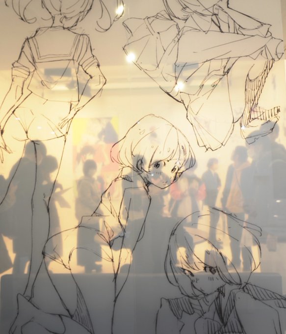 本日は一足お先に失礼します。
個展に来ていただいた方、本当にありがとうございました😊
明日も夕方頃まで在廊しておりますのでぜひよろしくお願いいたします! 