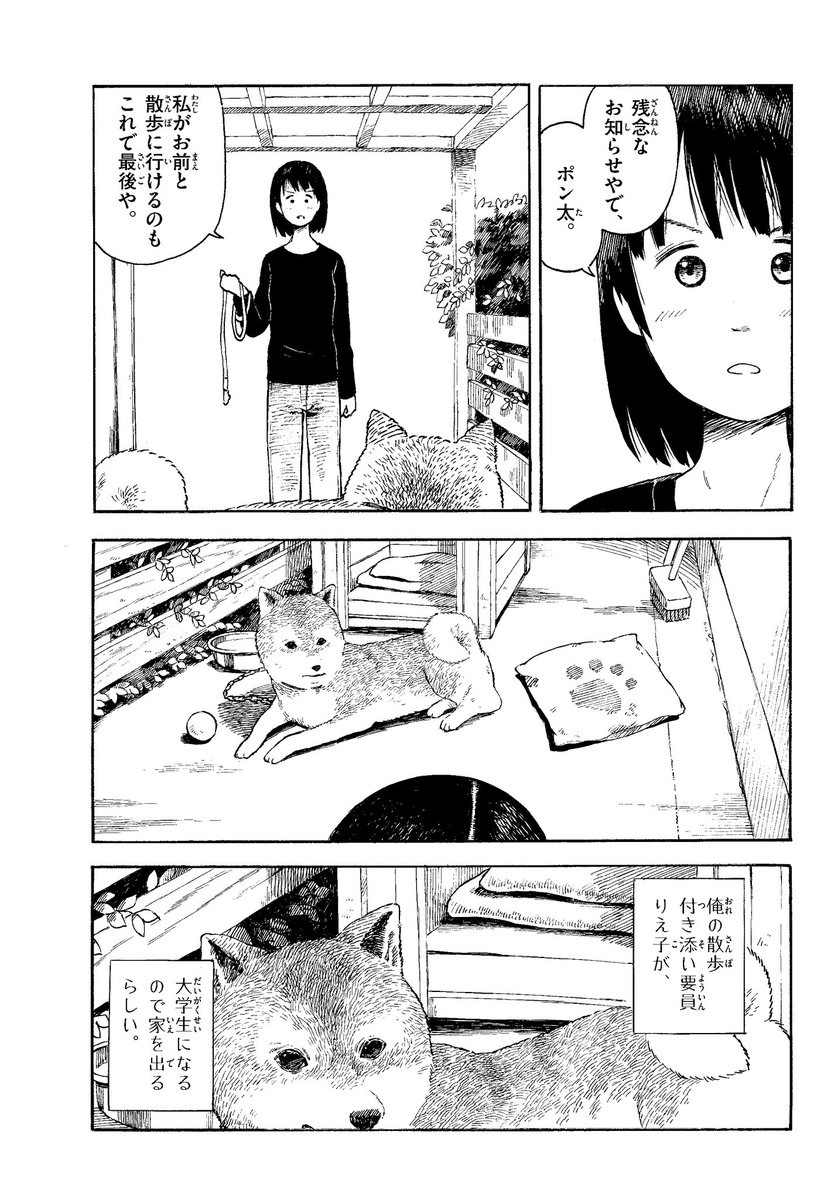 大学進学のため実家を離れる女子が飼い犬との最後の散歩で思い出を噛み締めるマンガに心打たれる犬好きな人たち Togetter 大学進学のため実家を離れる女子が飼い犬との最後の散歩で思い出を噛み締めるマンガに心打たれる犬好きな人たち Togetter