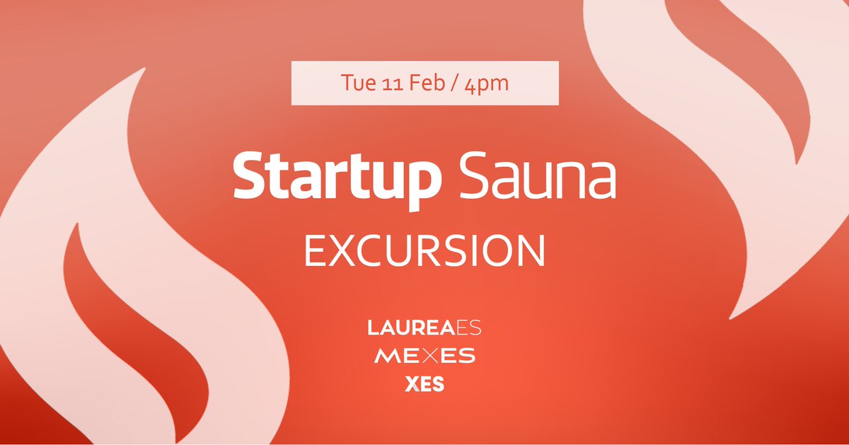 lottaekblad's tweet photo. Join 3AMK entrepreneurship societies @xeshelsinki, @LaureaES and METES for an exciting excursion to @startupsauna on Tuesday Feb 11th!
Tickets 👉https://t.co/oHXlVrXdCz

#networking #excursion #events #entrepreneurs #startups #students #yrittäjyys #tapahtumat #3AMK #laureaes https://t.co/dYrA6XaJlf