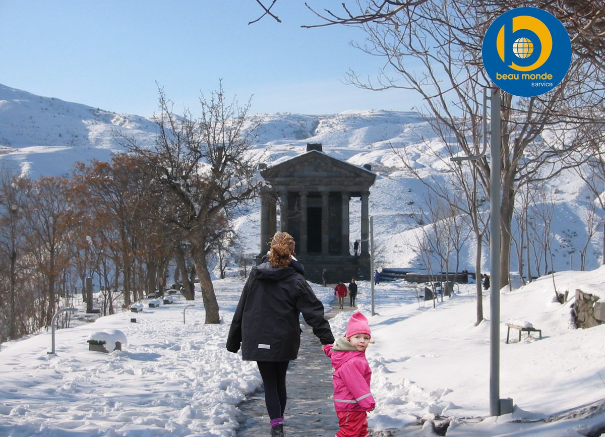 RentCarAm's tweet photo. There is our group, enjoying the snow and the beautiful scenery of Armenian sights. https://t.co/wlg5iPTGiu