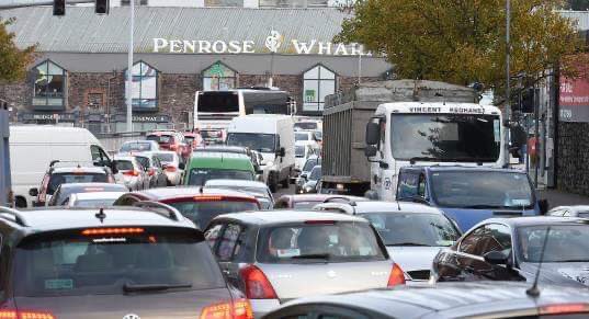 Traffic in cork city