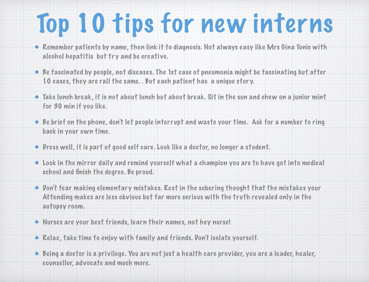 Hundreds of interns (PGY1) around Australia 🇦🇺 will start the first day of the rest of their lives as doctors from this Monday. You all must be feeling nervous, understandably. 
Enjoy your weekend, everything will be alright!