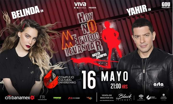 PueblaScool's tweet photo. @HNMPL_MX #PUEBLA MAYO1️⃣6️⃣2020 en el @ccubuap 21Hrs con @belindapop &amp; @yahirmusic

#NoTeLoPuedesPerder✨

🎟️Boletos en taquillas y sistema @blackticketmx 

@GOUPRODUCCIONES @VivaAerobus @artaproductions 

#DisfrutaDelShow🎭 https://t.co/Kb1XI5iV0g