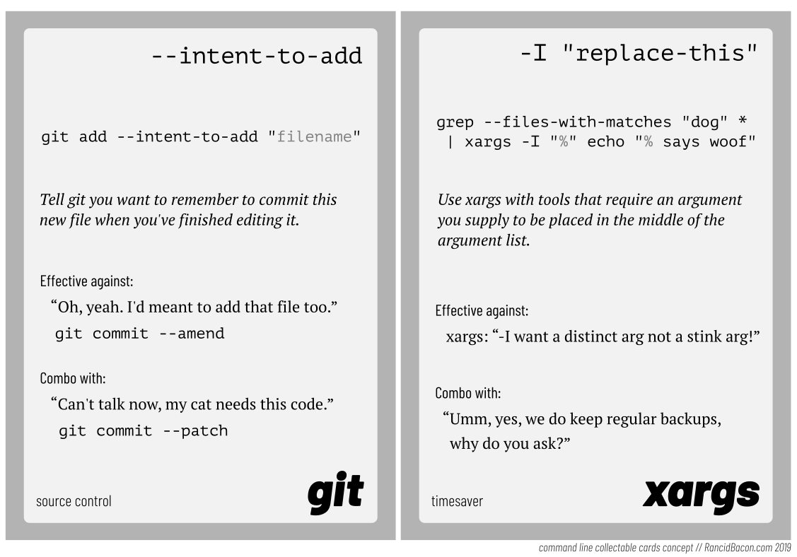 Some git & xargs tips.