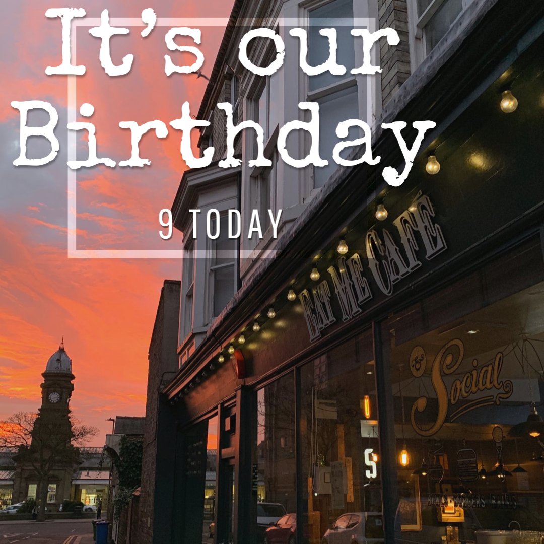 Happy 1st of February and Happy 9th birthday to us. 
To celebrate, all our cocktails are £6 all day through, come and join the party. 
We also have fabulous specials arriving on our board after the breakfast rush has concluded, so don’t delay, be here today