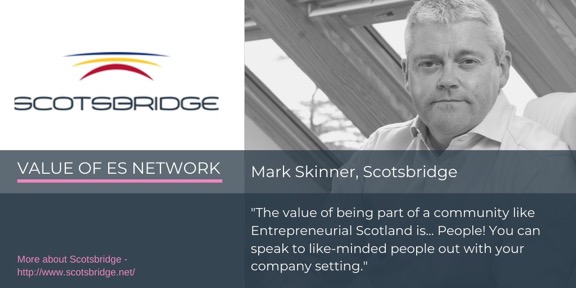 EntrepScot's tweet photo. #ESMember Mark Skinner says "The value of having a peer network like @EntrepScot is people..." Be part of a like-minded community where having ambition and an entrepreneurial mindset is embraced. https://t.co/lqTuvWHYGX https://t.co/nbRyYRXBf2