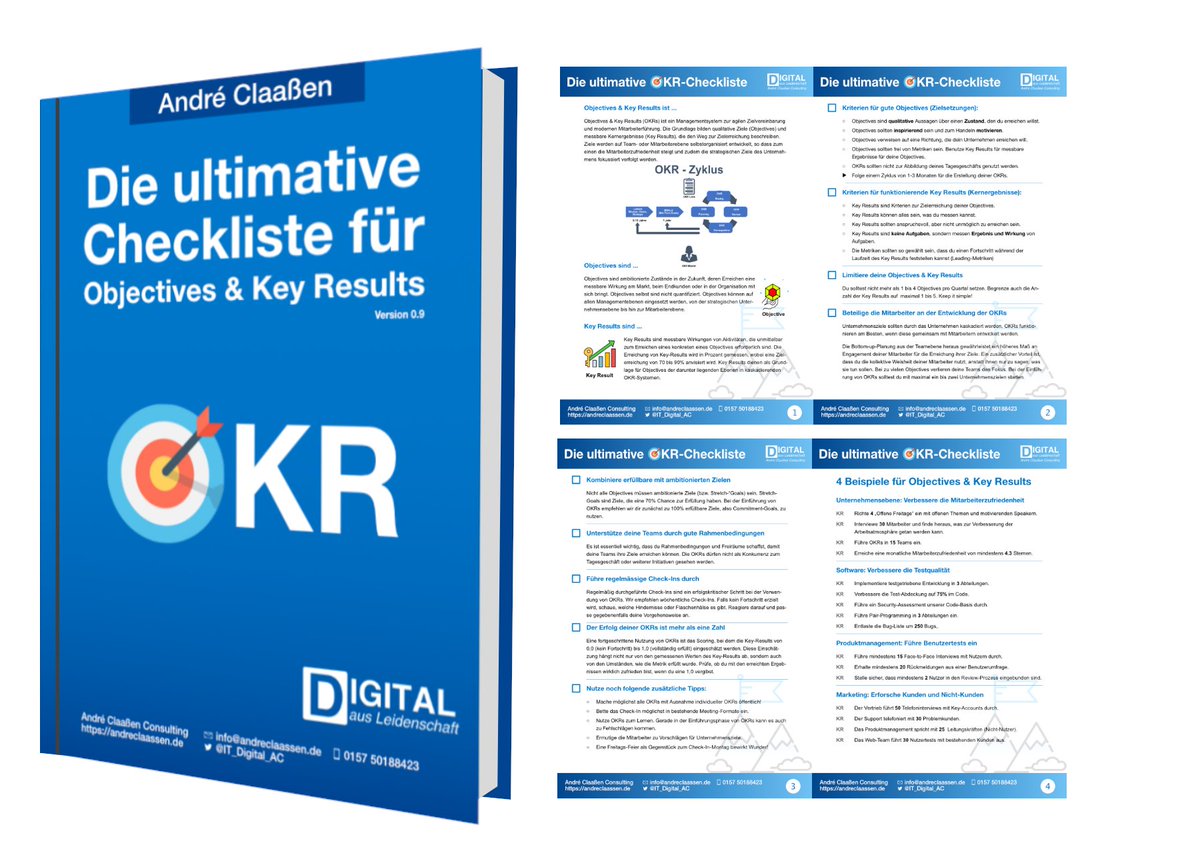 IT_Digital_AC's tweet photo. Wenn du Interesse an agilen Zielsystemen hast, lade dir gerne meine Checkliste für Objectives &amp; Key Results herunter.

https://t.co/wQAplqA6Tm

#OKR #ObjectivesAndKeyResults #AgileGoals https://t.co/J5so1IgOve