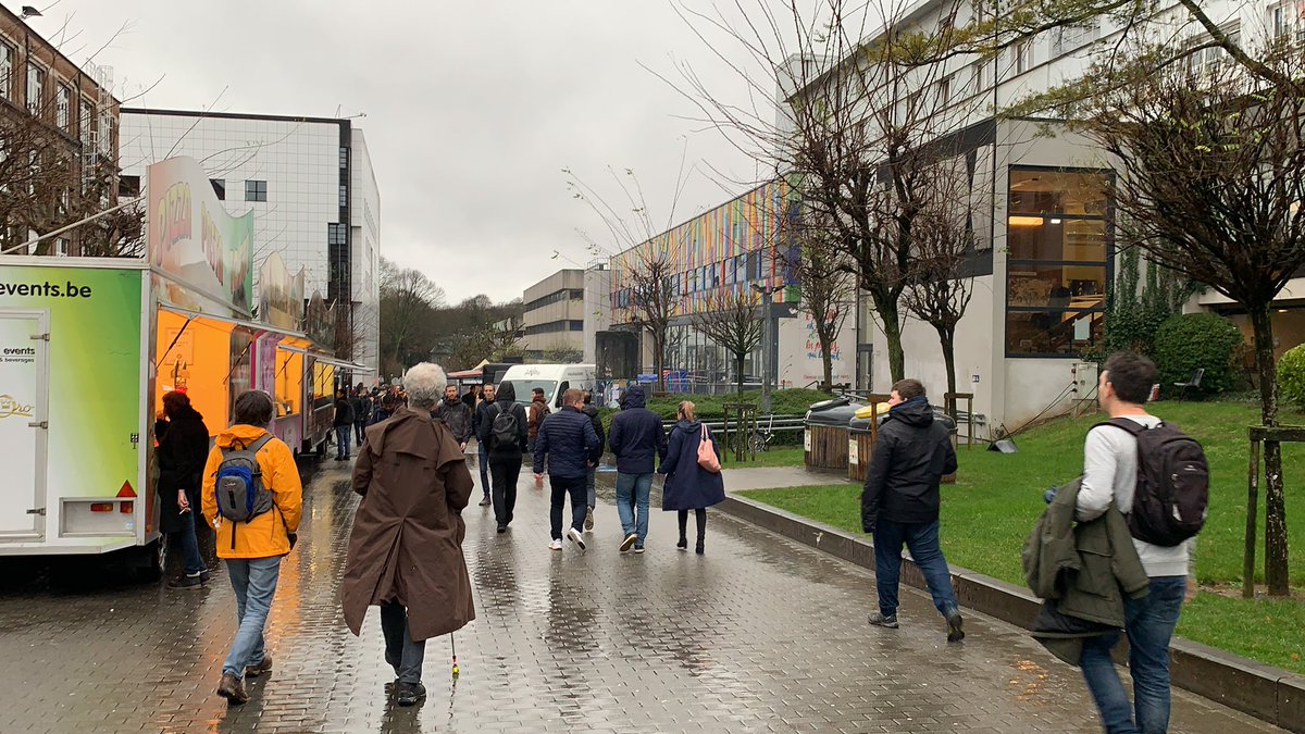#FOSDEM2020 arrived and rainy as usual 👍