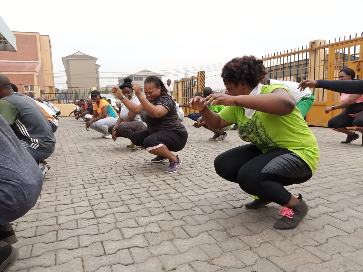 OfficialLACVIS's tweet photo. The 2020 February edition of LACVIS fitness exercise testifies to an intentional building of the mind and body even though it is no mean feat.

This exemplifies the theme of the fitness which is Be Brave. https://t.co/YhT4HuP2wM